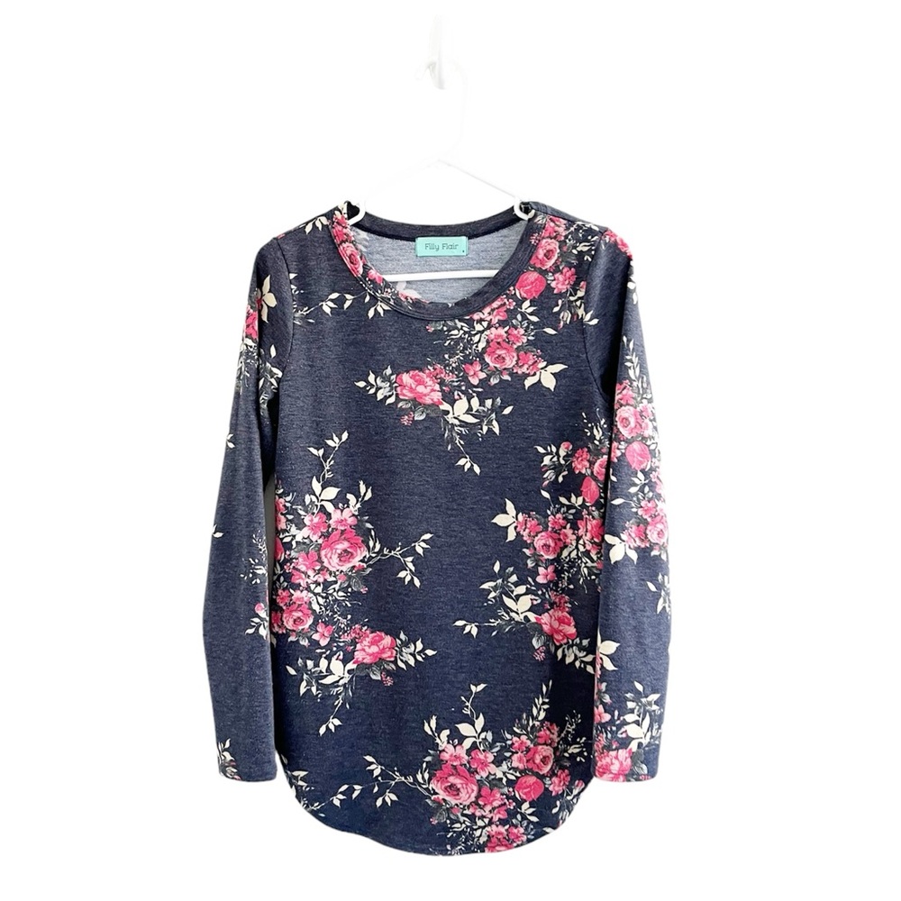 Filly Flair Floral Long Sleeve Shirt